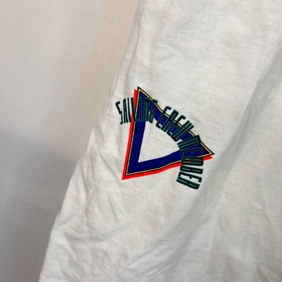 VTG Disney Sailing Crew Member T Shirt 90s USA Albatross Large Yacht Club - Picture 5 of 8